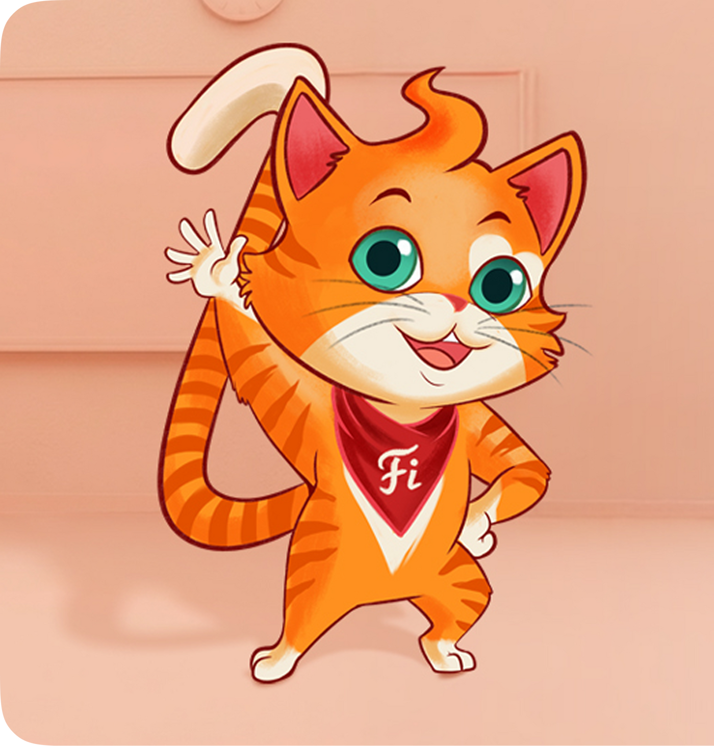 Filli waving