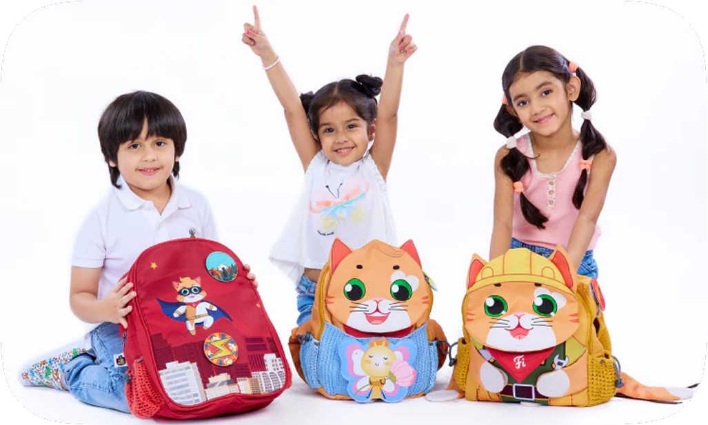 Children with HugBags